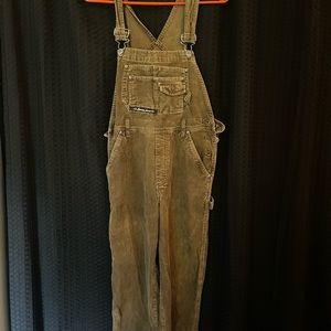 Brown Denim Overalls